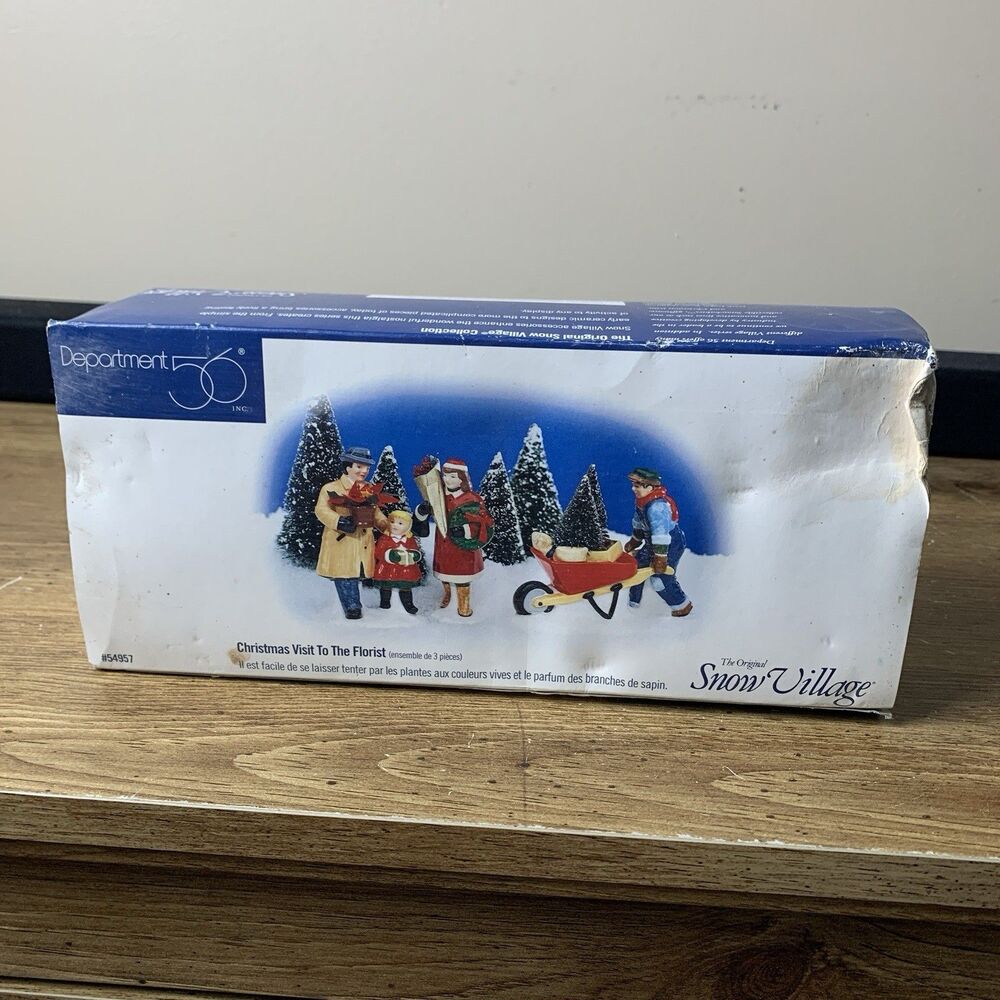 Department 56 Snow Village Christmas Visit To The Florist Accessory 54957
